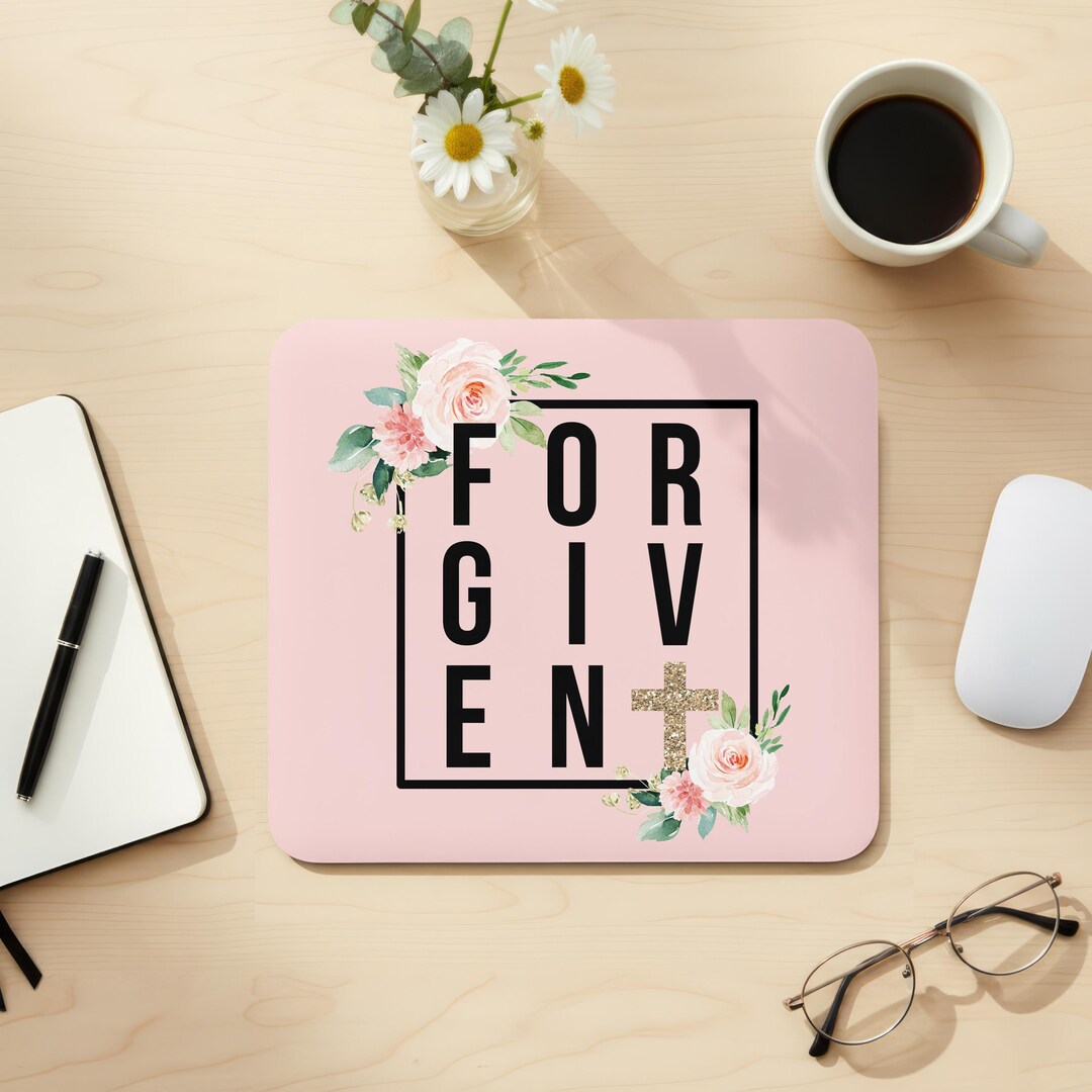 Forgiven | Christian | Computer | Laptop | Mouse Pad Jesus | Religious ...
