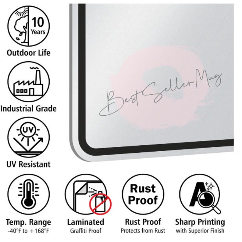 Aluminum Weatherproof and Rustproof Metal Custom Signs | Aluminum Metal ...