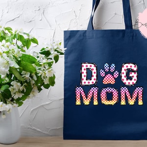 Dog Mom Pocket Totes | Comfort Colors | Dog Mom Totes | Dog Mom Gift | Dog Mom Bag | Dog Mom Purse | Dog Mom Tote for Women | Bags | Totes