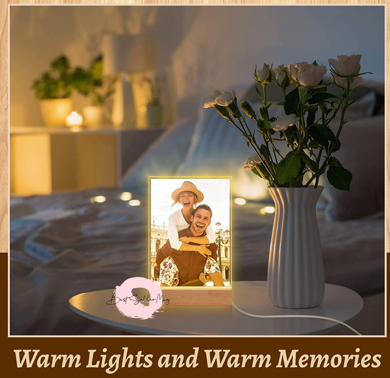 Benutzerdefinierte Foto-Lampe | Geschenk für Freundin | Valentinstag Geschenk | Geburtstagsgeschenke für Ehemann | Bild Nachtlicht| Verkaufsschlager