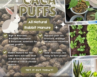 Caca Puffs - Rabbit Manure