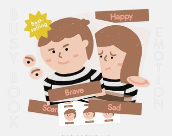 Printable Emotion Activity: Kids' Busy Book (PDF)