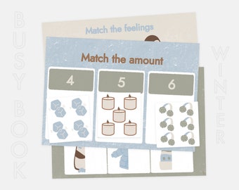 Winter Activities Busy Book: Fun Learning for Toddlers (PDF)