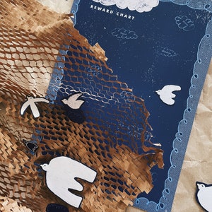 Quadro de recompensas Birdies | Imprimível Montessori | Quadro de recompensas Montessori | Quadro de recompensas para crianças pequenas para impressão | Quadro para crianças para impressão