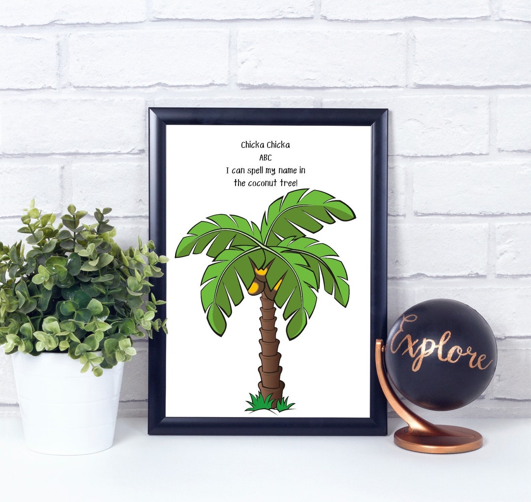 Chicka Chicka Boom Boom Name Activity - Etsy