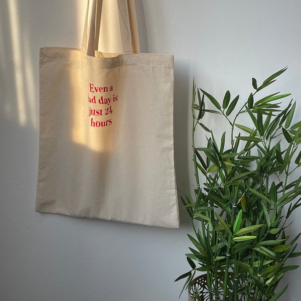 Quote Tote Bag - Etsy UK