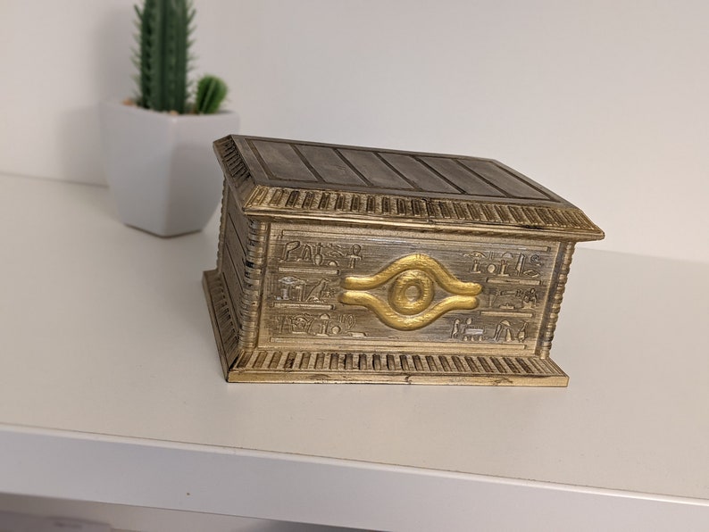 YuGiOh / Yugioh Millennium Gold Sarcophagus Deck Box / 3D Etsy