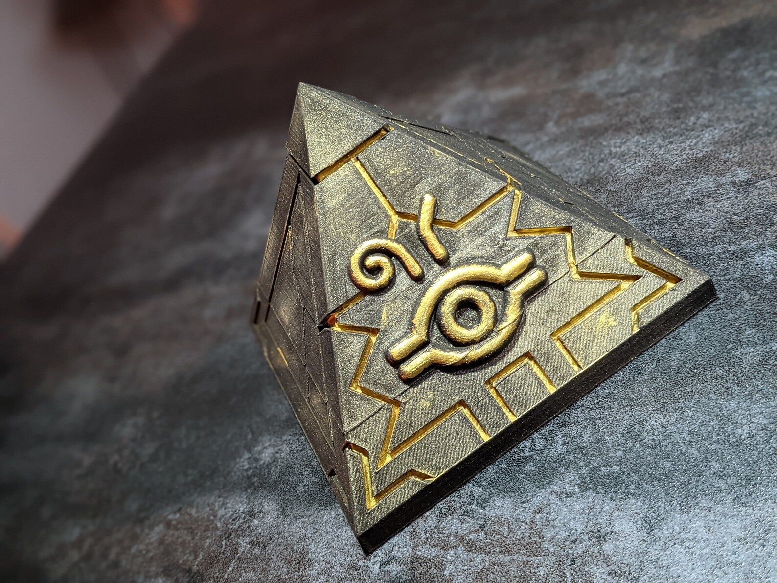 Yugioh Yu-Gi-Oh Millennium Puzzle Deck Box 3D Printed Black | Etsy