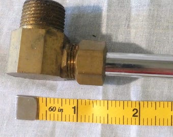 Vintage or collectible pipe made from bolt parts 1960's college days original owner