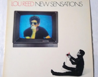 Vintage Lou Reed New Sensations Album RCA 1984 AFL-1-4998 VG cover shows wear Original Owner