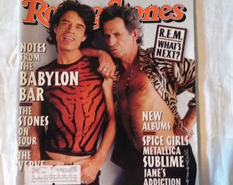 Rolling Stone Magazine - 1997 REM & Rolling Stones Babylon Tour