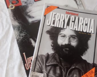 Jerry Garcia of the Grateful Dead Tribute Magazines August 1995 BAM Entertainment