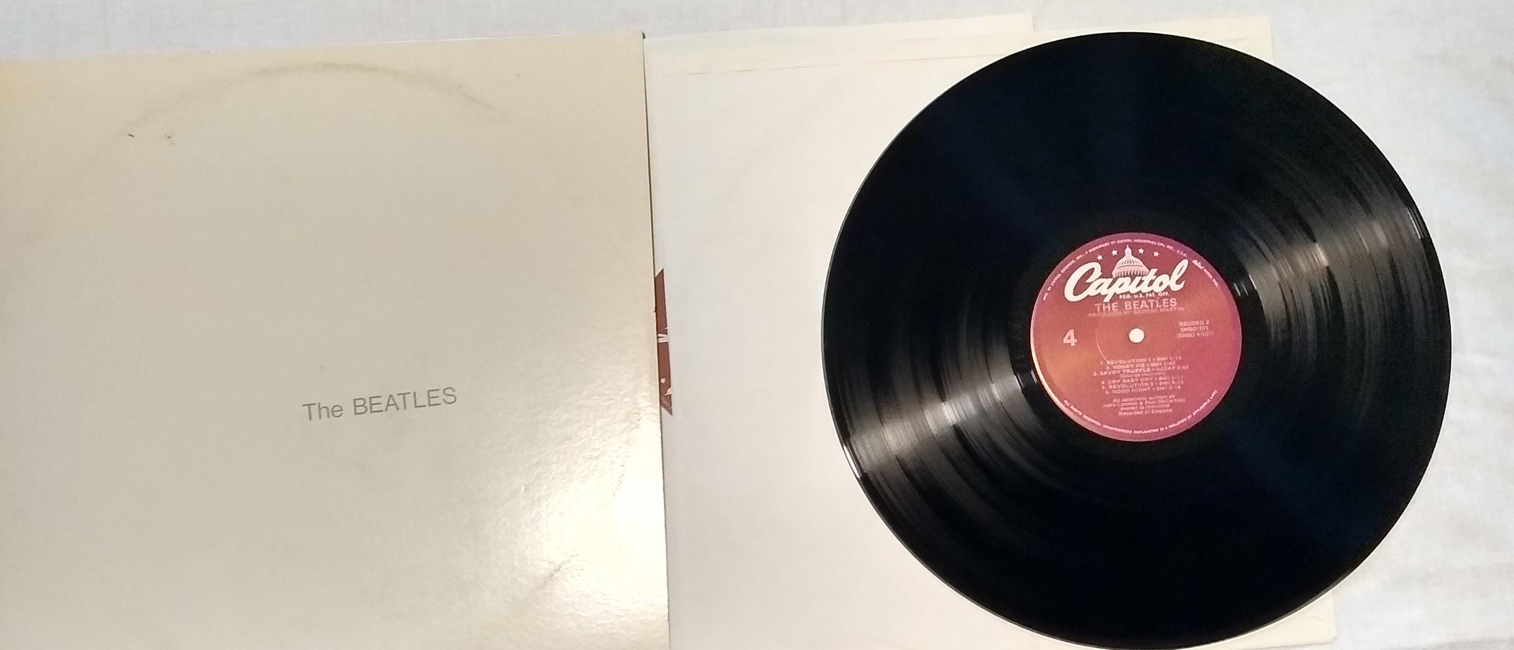 The Beatles White Album Vinyl Record: 1968 Original Pressing, All