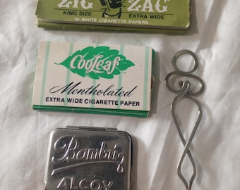 Vintage Roach Clip and smoking items from San Francisco 1960's drug scene Original Owner