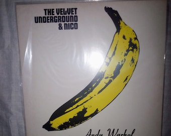 The Velvet Underground Andy Warhol 1985 issue Banana Album vinyl Verve records 823-290-1 Y-1 vintage collectible rare
