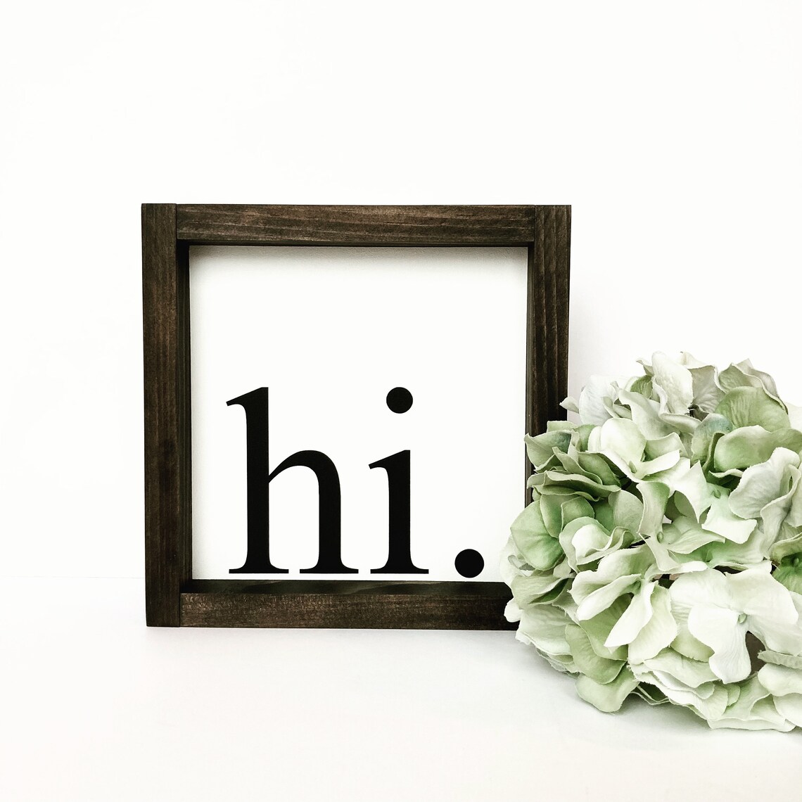 Hi Signs, Hello Sign, Entryway Wood Signs, Greeting Sign, Farmhouse ...