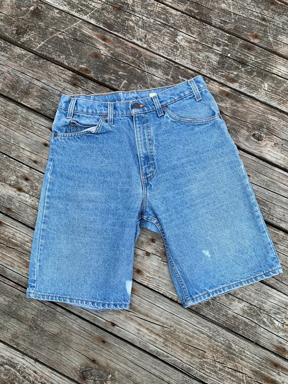 Vintage 550 Levis denim jean shorts | Etsy