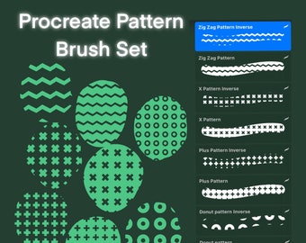 Procreate Brush Download, Pattern Brush Set