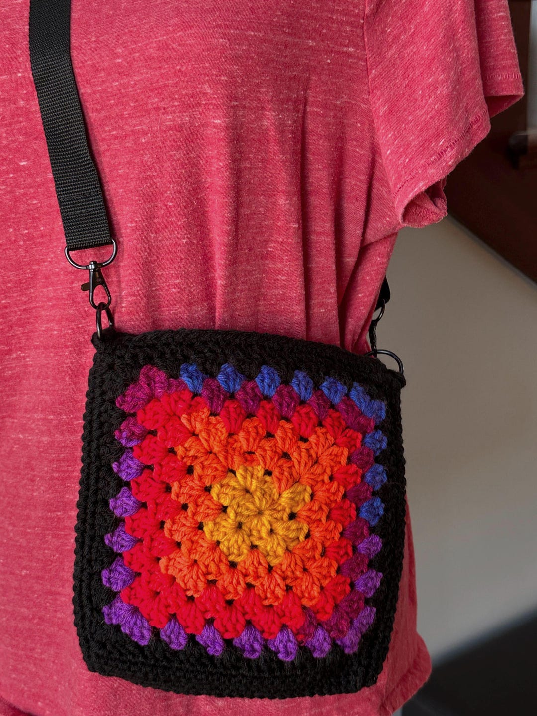 Rainbow Ombre Crossbody Bag in Multi