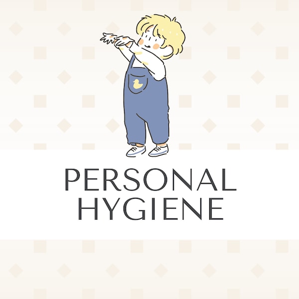 Learn Personal Hygiene  | Kid's Learning Printable | Instant Download PDF | Ready to Print