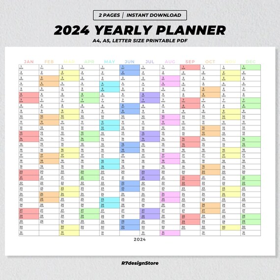 Calendrier Planificateur 2024 Planificateur Quotidien - Temu Canada