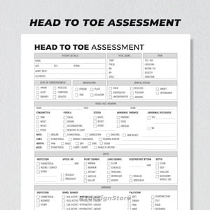 Head to Toe Assessment Printable - Il 300x300.6299018509 Sg1z 