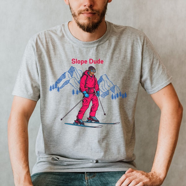 Slope Dude Minimalist T-Shirt, Funny Math Shirt, Gift for Teachers, Student Gift, Math Nerd, Geek Shirt, Algebra shirt, 2088DB