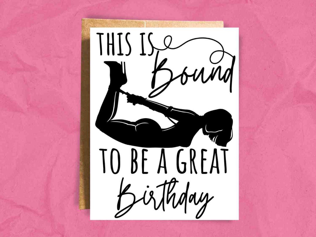Bondage Birthday Card Kinky Happy Birthday for Boyfriend Dirty Bday Card for  Husband Sexy Submissive Gift for Dom Ds Relationship - Etsy Norway