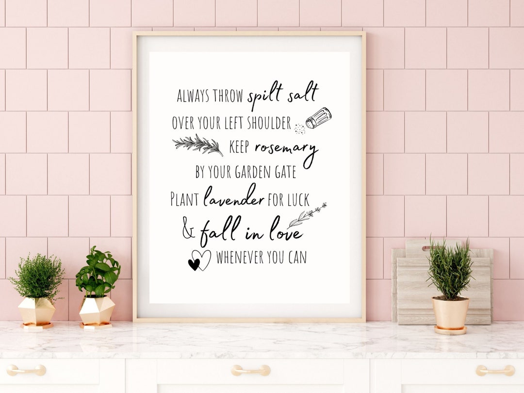 Practical Wall Art Magic Quote | 8.5x11 | Physical Print & Printable ...