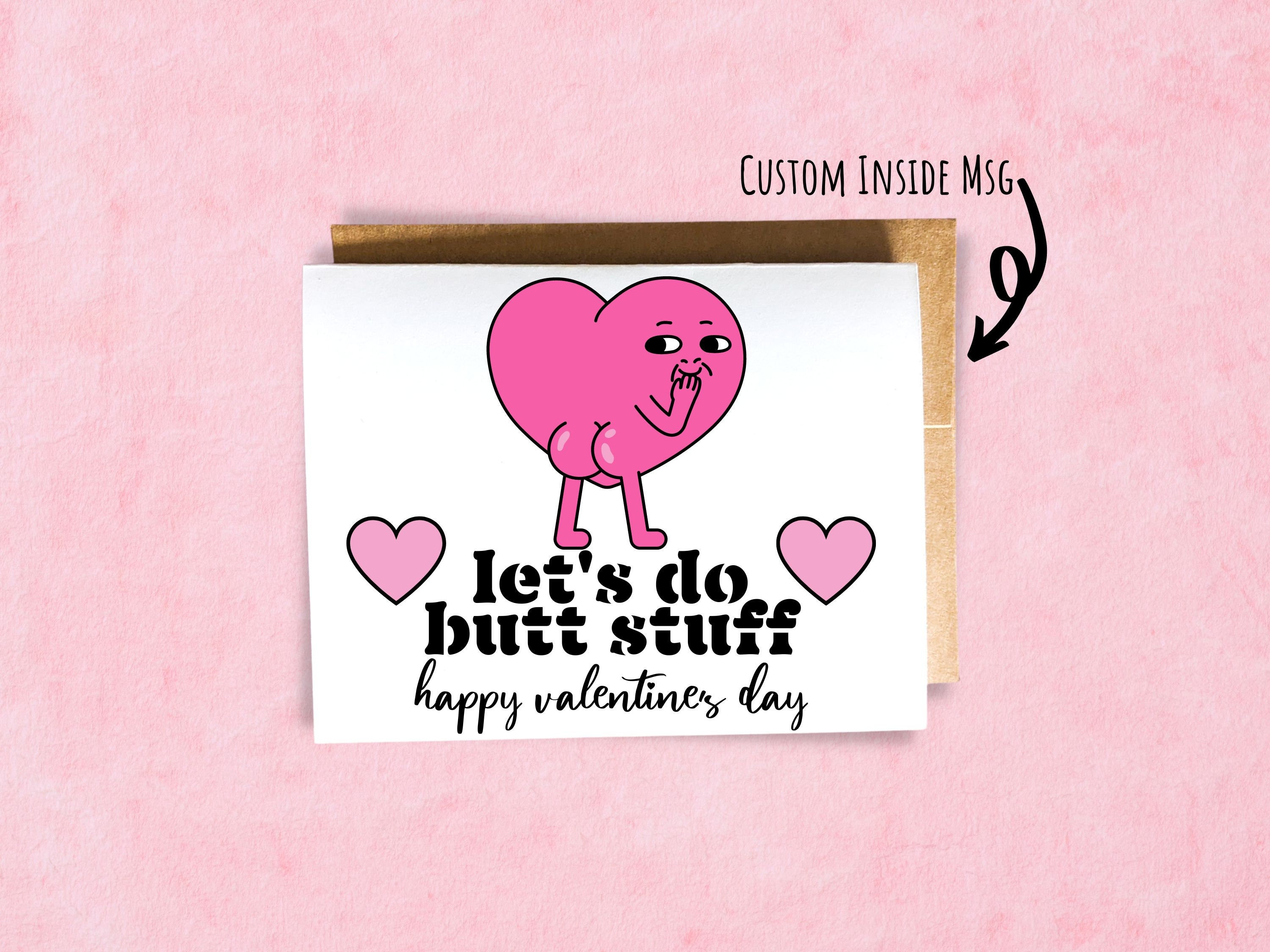 Let's Do Butt Stuff Kinky Valentine's Day Card - Etsy