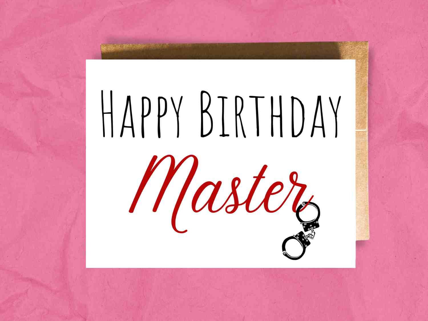 Bdsm happy birthday