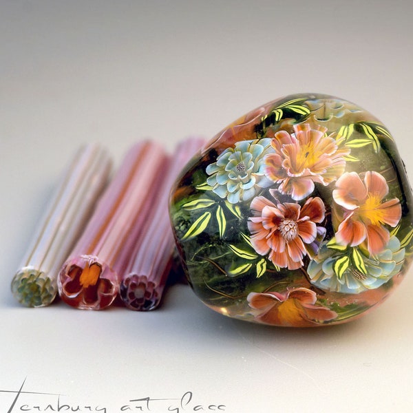 Murini. Sticks 5 cm long. Materials for lampwork. Glass COE104