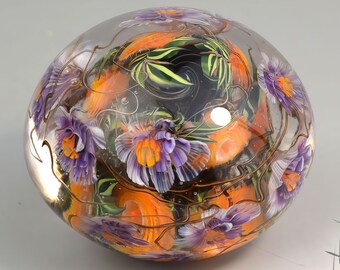 Glass paper weight. 2.16 inch