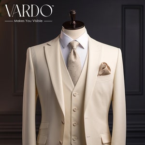 Ivory Blossom Cotton 3-Piece Suit Set