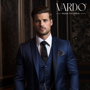 Trajes azul store