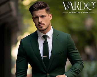 Premium Forest Green Two Piece Suit for Men - Stylish Formal Outfit - Tailored Suit - The Rising Sun store, Vardo