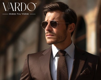 Men’s Dark Brown 2-Piece Suit for Weddings & Formal Wear