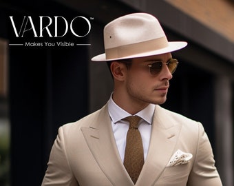 Beige Men&#39;s Double-Breasted Suit - Timeless Sophistication for Modern Gents - Perfect for Business & Special Occasions, The Rising Sun Store