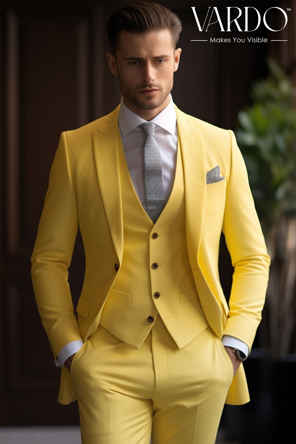 Pastel Yellow Suits For Men | Fabian Prom Suits | Allaboutsuit