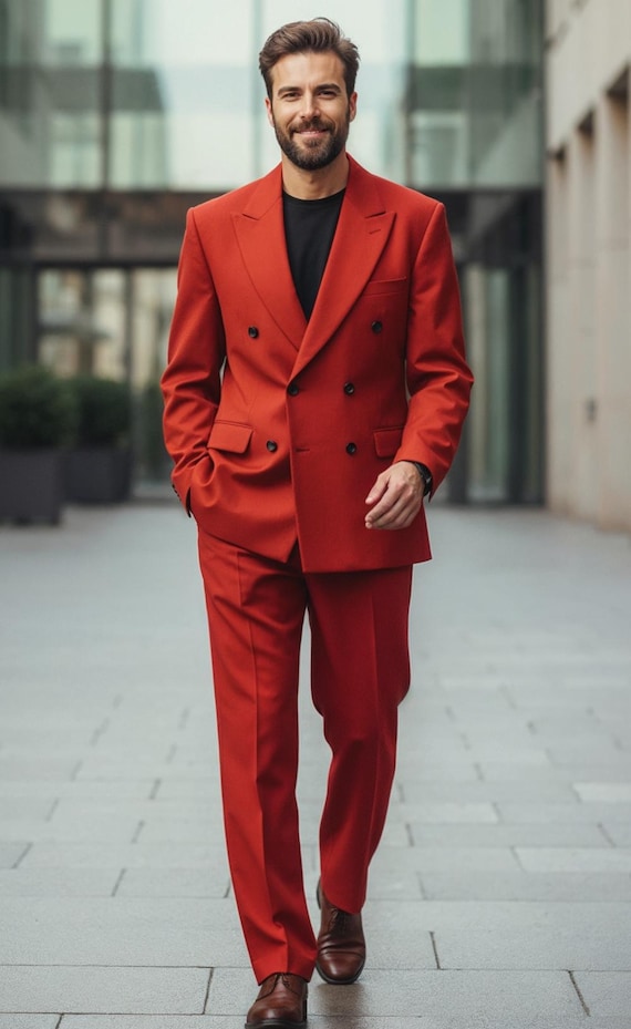 open lace back dress OppoSuits Men's Red Devil Suit main image 1