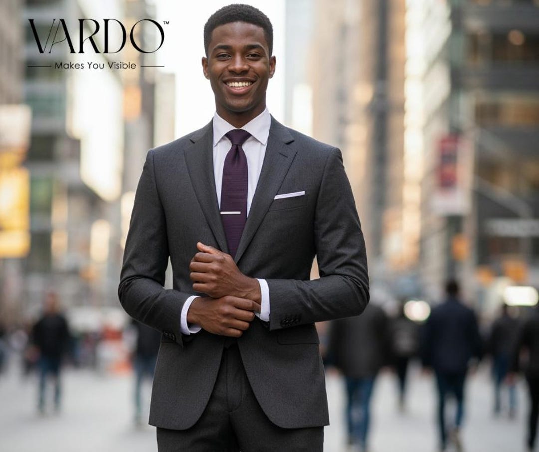 Men's Dark Grey 2-piece Suit for Business & Formal Events - Etsy