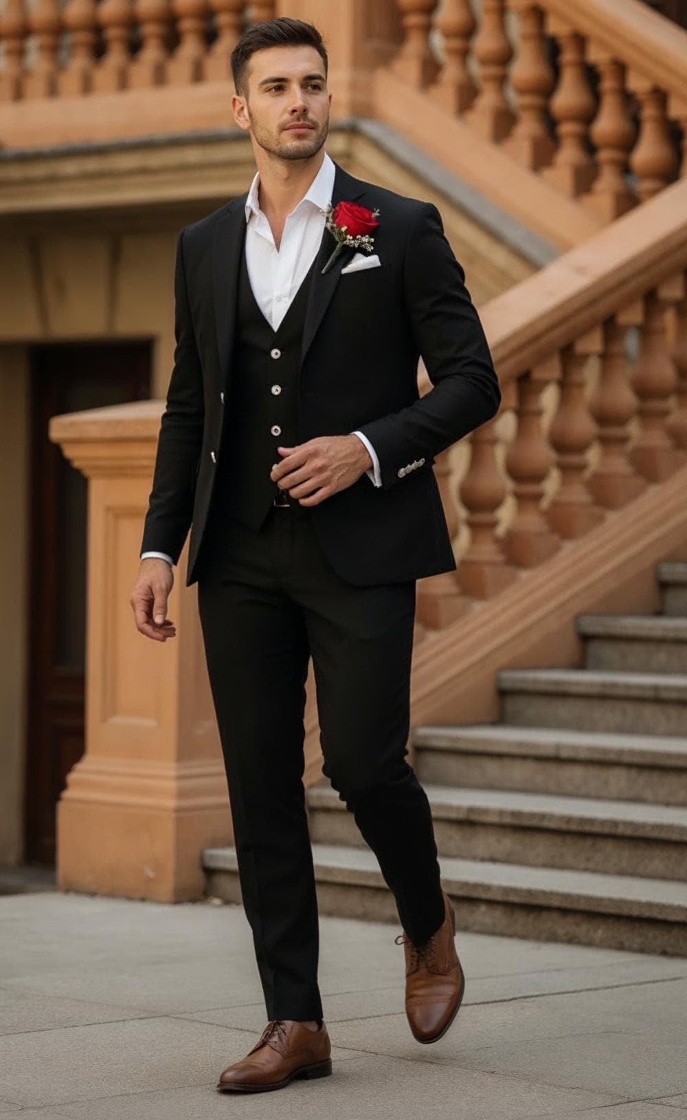 all black dress suit Men's Linen Cotton Drop Roseberry Bridal Dresses | Pakistani Size:Large 10-12