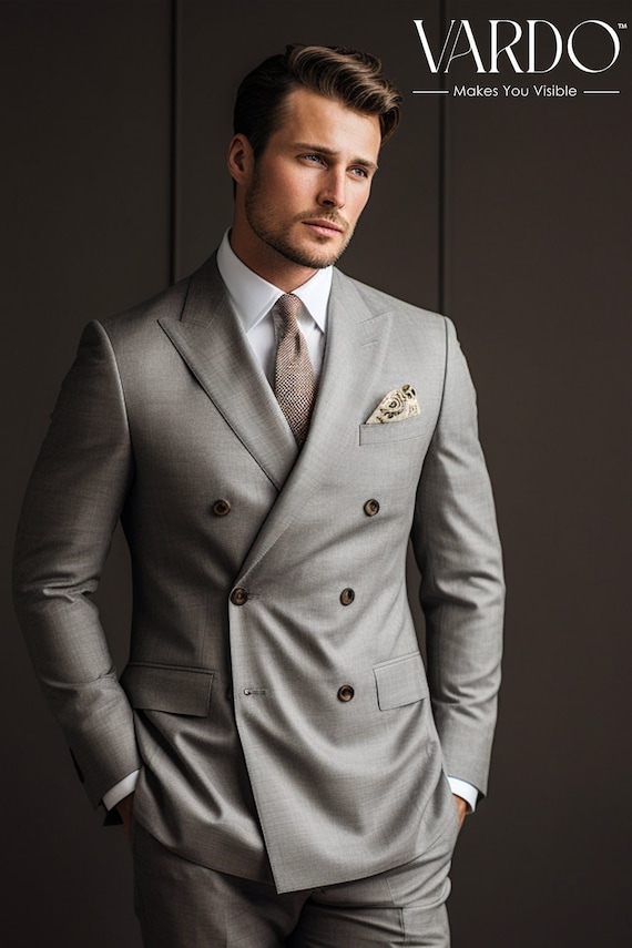 BOOKER BURGUNDY REGULAR FIT DOUBLE BREASTED SUIT – Bachrach
