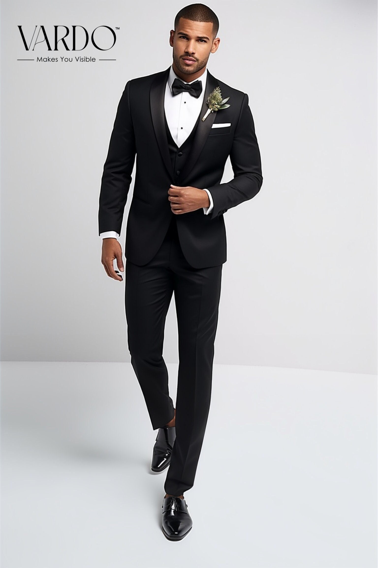 Shawl shop lapel tuxedo