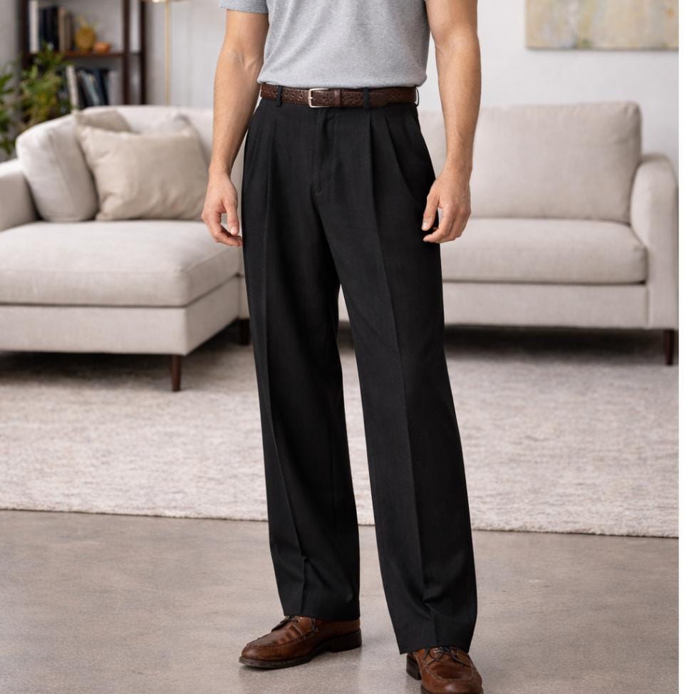 black wide leg dress pants Amura High Waisted Pant | | 68% Rayon Knot Standard Black Wide-Leg Tuxedo