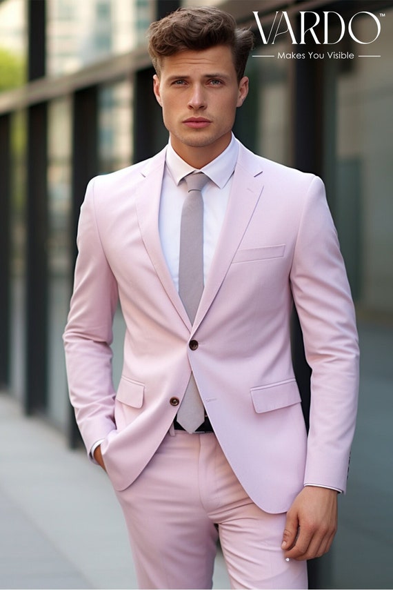 New Designer Pink Color Coat Pant 2 Piece Suit for Men for Wedding Party  and Events and Festive Occasions - Etsy