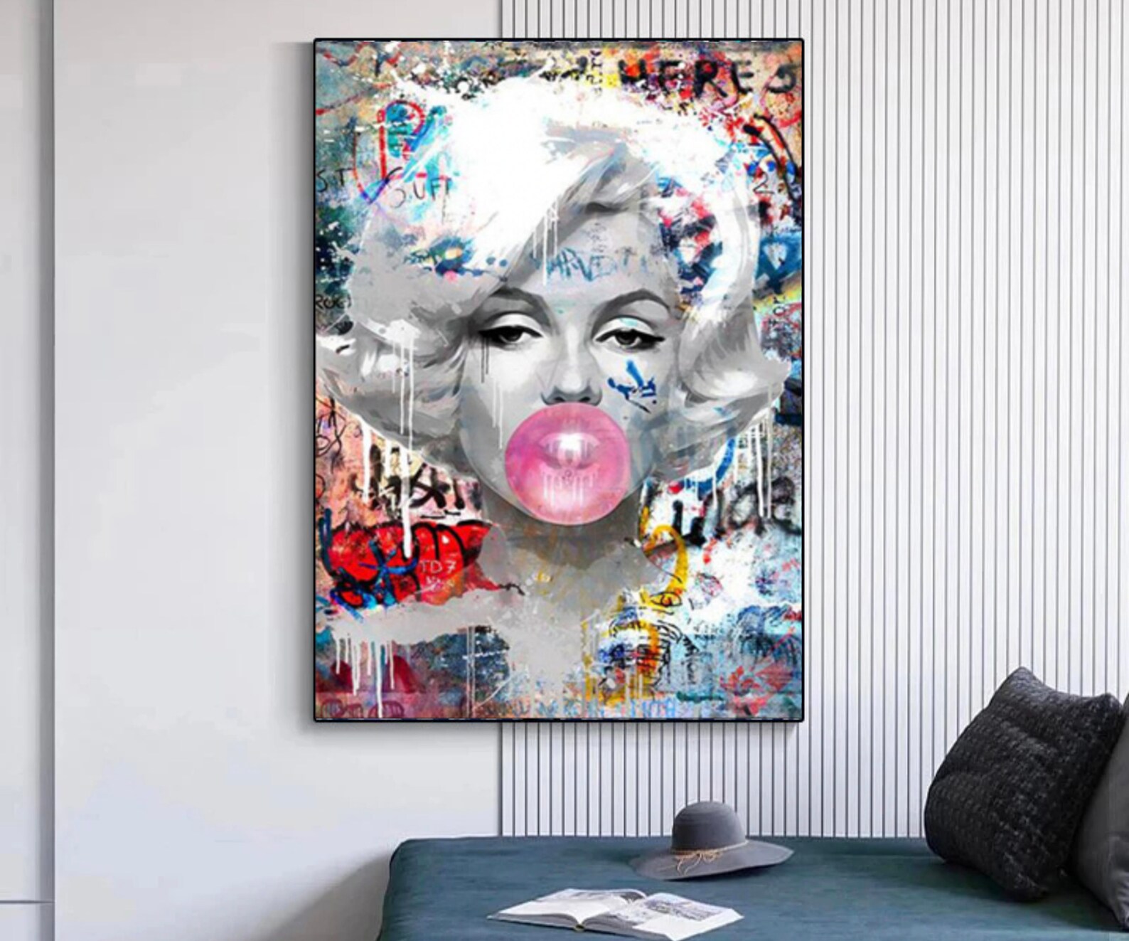 Graffiti Pop Art Modern Pop Art Unique Paint Cool Etsy
