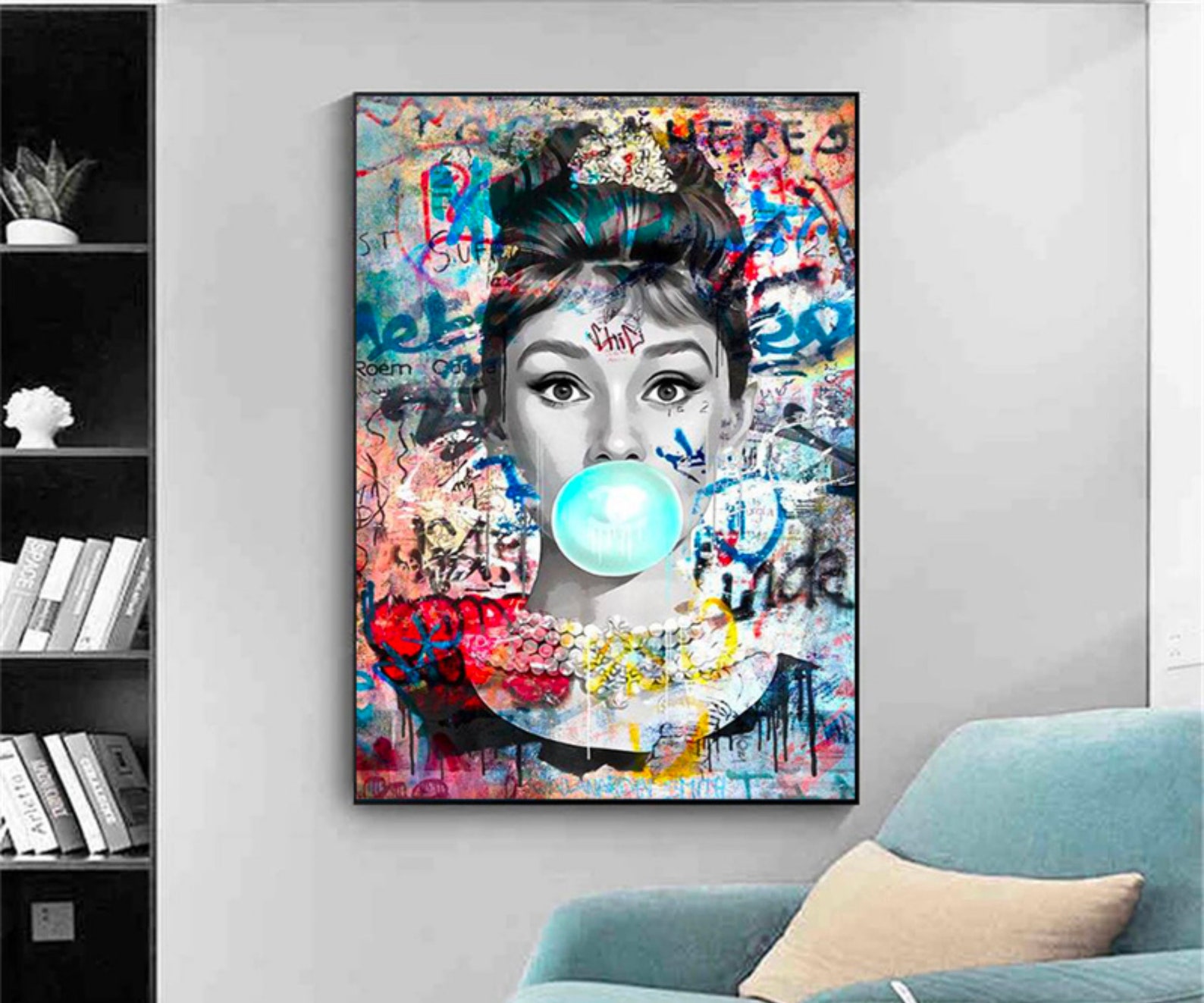 Graffiti Pop Art Modern Pop Art Unique Paint Cool Etsy