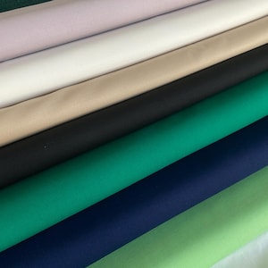 Italian Wool Satin Faille Fabric – Stretch Suiting Material, Solid Color, 57&quot; Wide – Ideal for Suits, Skirts, Pants