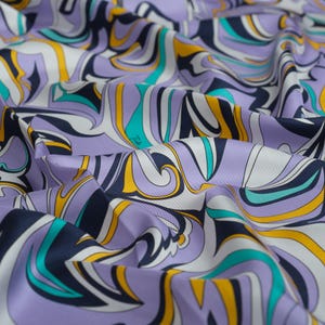 Silk By The Yard Italian Designer Fabric 100% Mulberry Silk High Quality Silk Twill For Clothes & Craft Silk Sold By the Meter (1.1 Yards)